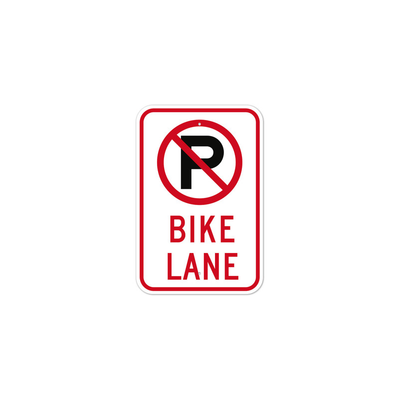 MUTCD No Parking Bike Lane R7-9A Sign | Sigo Signs