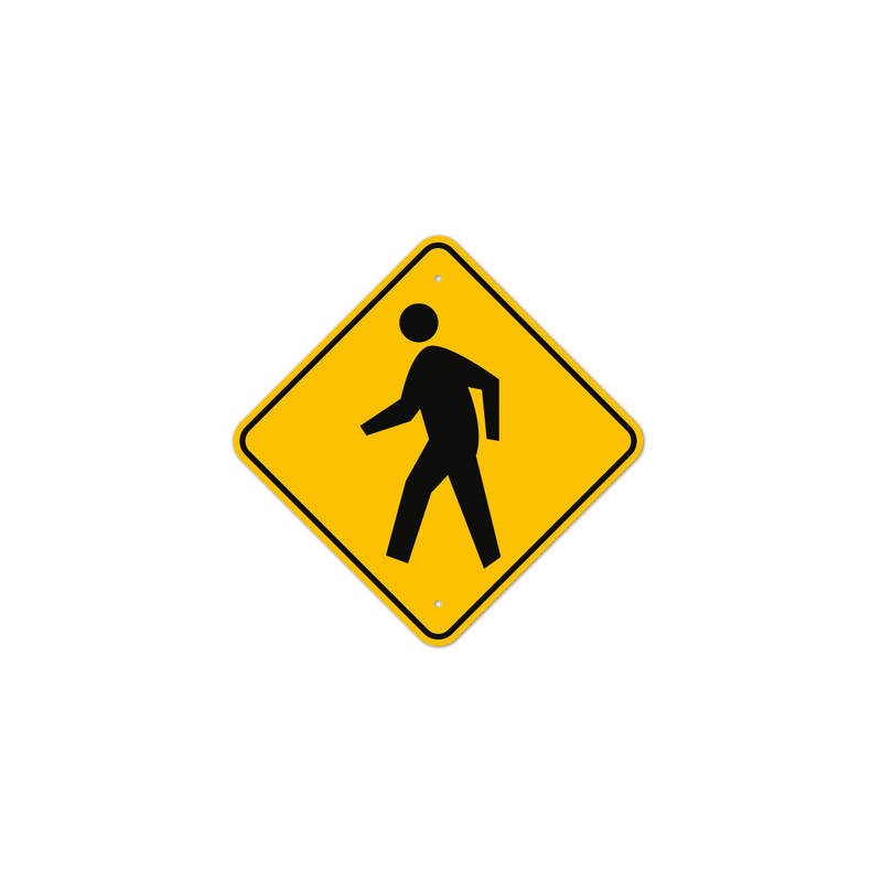 MUTCD Pedestrian W11-2 Sign | Sigo Signs