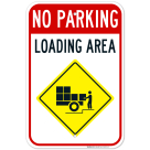 Loading Area With Graphic Sign