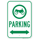 Parking With Bidirectional Arrow Sign