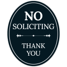 No Soliciting Thank You Sign, (SI-1513)