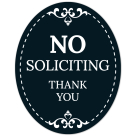 No Soliciting Thank You Sign, (SI-1518)