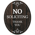 No Soliciting Thank You Sign, (SI-1523)
