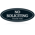 No Soliciting Thank You Sign, (SI-1538)