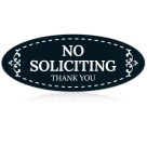 No Soliciting Thank You Sign, (SI-1539)
