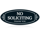 No Soliciting Thank You Sign, (SI-1540)