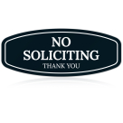 No Soliciting Thank You Sign, (SI-1541)