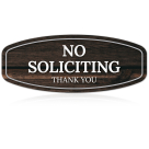 No Soliciting Thank You Sign, (SI-1545)