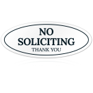 No Soliciting Thank You Sign, (SI-1546)