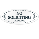 No Soliciting Thank You Sign, (SI-1547)