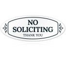 No Soliciting Thank You Sign, (SI-1548)