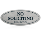 No Soliciting Thank You Sign, (SI-1550)