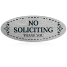 No Soliciting Thank You Sign, (SI-1551)