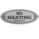 No Soliciting Thank You Sign, (SI-1552)