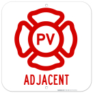 PV Adjacent Sign