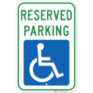 South Dakota Handicap Parking Sign, Reserved Parking Sign