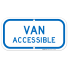 Van Accessible New York Handicap Parking Sign