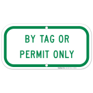 Maryland Handicap Parking Sign, By Tag Or Permit Only