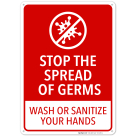 Hand Washing Sign, Safety Warning Sign