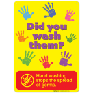 Hand Washing Signs For Kids, Hand Washing Stops The Spread