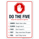 Do The Five Sign, Safety Warning Sign