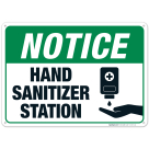 Hand Sanitizer Station Sign