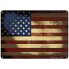 American Flag Sign, Vintage Rustic Wall Decor
