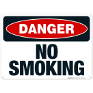 No Smoking Sign, OSHA Danger Sign
