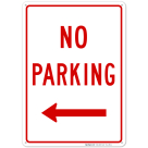 No Parking In Left Side Sign