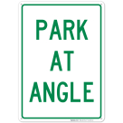 Park At Angle Sign