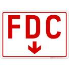 FDC Down Arrow Sign