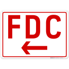 FDC Left Arrow Sign