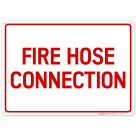 Fire Hose Connection Sign