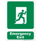 Emergency Exit Green Sign