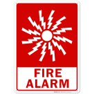 Fire Alarm Sign, Fire Safety Sign