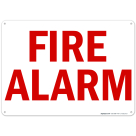 Fire Alarm Safety Sign