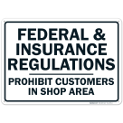 Federal And Insurance Regulations Sign