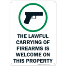 The Lawful Carrying Of Firearms Is Welcome Sign