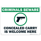 Criminals Beware Concealed Carry Is Welcome Sign