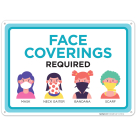 Face Covering Mask Required Sign For Schools
