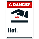 Hot Sign, ANSI Danger Sign