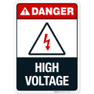 High Voltage Sign, ANSI Danger Sign