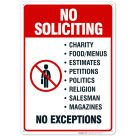 No Soliciting Door Sign, No Soliciting Sign, for House