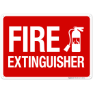 Fire Extinguisher Sign, Fire Safety Sign, (SI-5698)