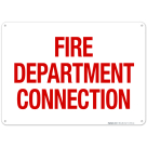 Fire Department Connection Sign, Fire Safety Sign, (SI-5701)