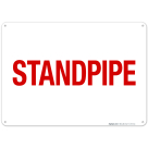 Standpipe Sign, Fire Safety Sign, (SI-5719)