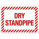 Dry Standpipe Sign, Fire Safety Sign, (SI-5742)