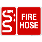 Fire Hose Sign, Fire Safety Sign, (SI-5755)