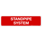 Standpipe System Sign, Fire Safety Sign, (SI-5758)