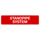 Standpipe System Sign, Fire Safety Sign